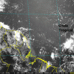 Ubicación de la 2da. Onda Tropical