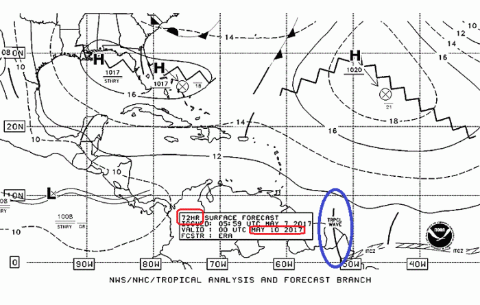 avanza Atlántico primera Onda Tropical 2017 ¿Cómo afectan éstos sistemas?