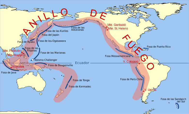 Pacífico, sismos
