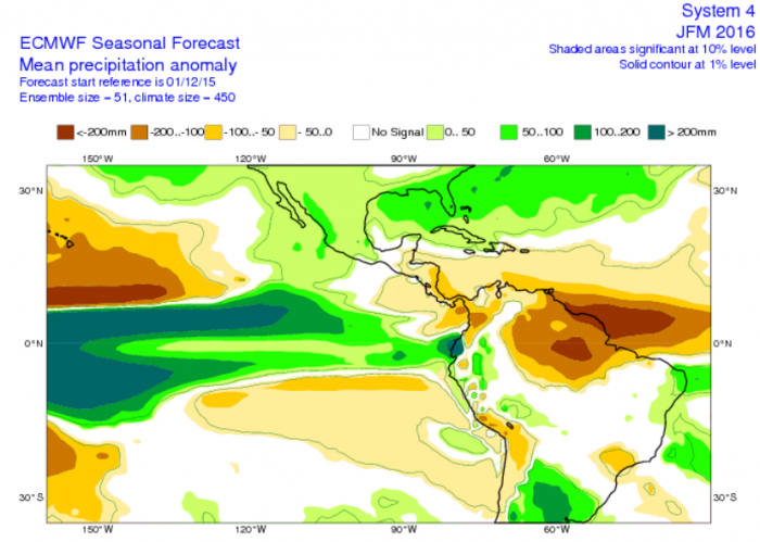 Déficit de precipitaciones en Venezuela para el trimestre ENE-FEB-MAR
